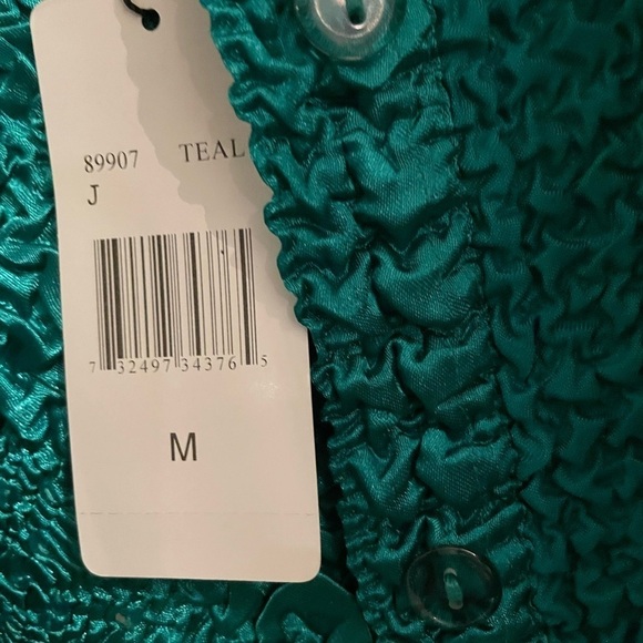 Tahari jacket and sleeveless top set, green, NWT, medium - Picture 5 of 8